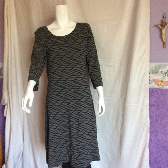 KLOK Dresses & Skirts - Klok-wise naturally black and gray dress